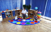 Rainbow™ Corner Placement 2x2m Carpet-Corner & Semi-Circle,Dropship,Kit For Kids,Mats & Rugs,Multi-Colour,Placement Carpets,Rainbow Theme Sensory Room,Rugs,Wellbeing Furniture-Learning SPACE