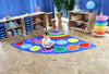 Rainbow™ Corner Placement 2x2m Carpet-Corner & Semi-Circle,Dropship,Kit For Kids,Mats & Rugs,Multi-Colour,Placement Carpets,Rainbow Theme Sensory Room,Rugs,Wellbeing Furniture-Learning SPACE