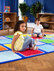 Rainbow™ Rectangle Placement Squares Carpet-Dropship,Kit For Kids,Mats & Rugs,Multi-Colour,Placement Carpets,Rainbow Theme Sensory Room,Rectangular,Rugs,Wellbeing Furniture-Learning SPACE