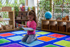 Rainbow™ Squares Large Placement 3x3m Carpet-Dropship,Kit For Kids,Mats & Rugs,Multi-Colour,Placement Carpets,Rainbow Theme Sensory Room,Rugs,Square,Wellbeing Furniture-Learning SPACE