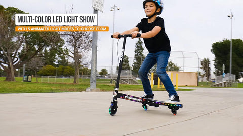 Razor PowerWing Lightshow 3-Wheeled Scooter-Dropship,Scooters-Learning SPACE