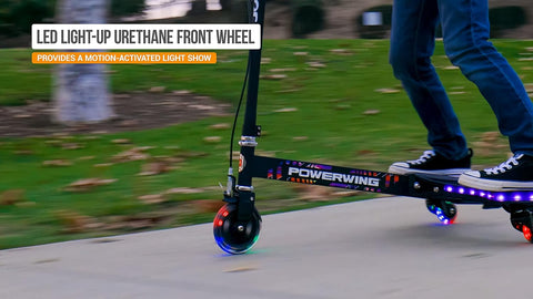 Razor PowerWing Lightshow 3-Wheeled Scooter-Dropship,Scooters-Learning SPACE