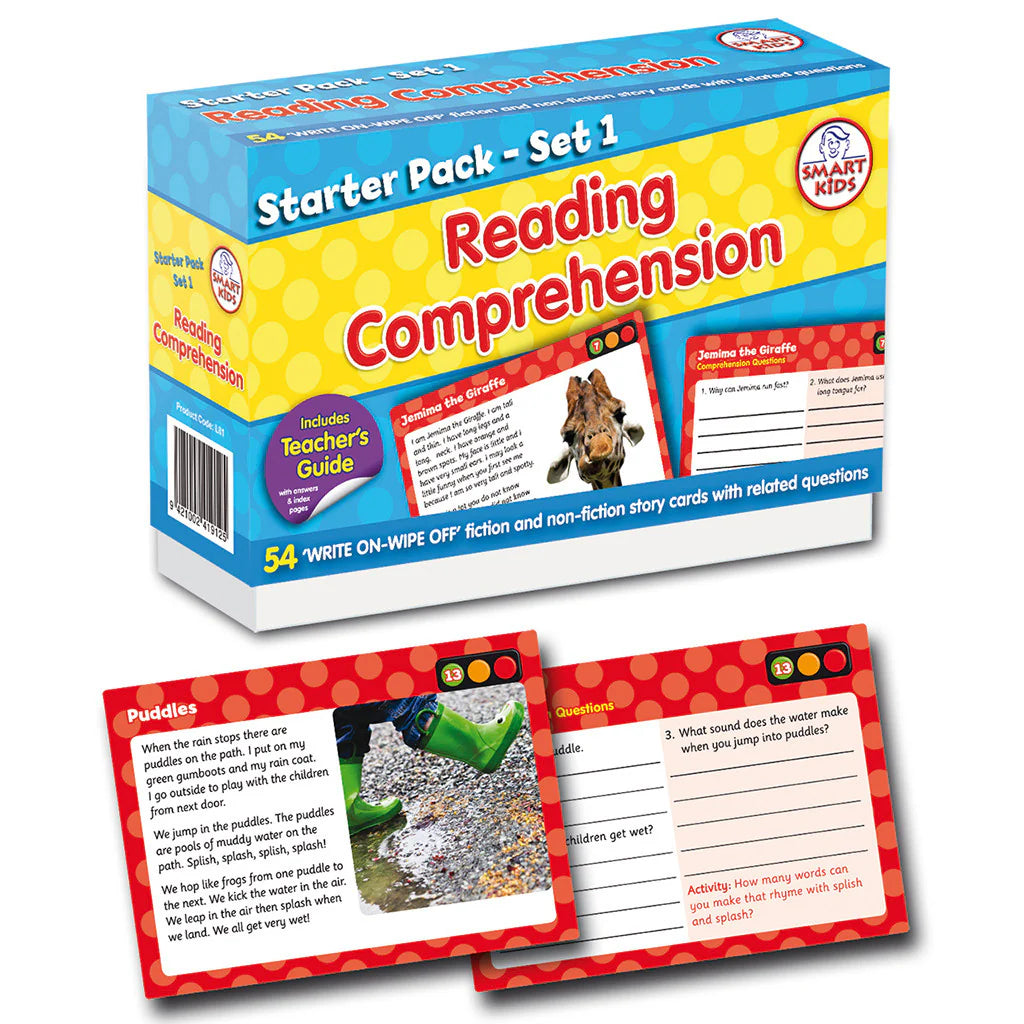 Reading Comprehension Pack 1-Comprehension,fiction,Flashcards,SmartKids-Learning SPACE