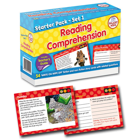Reading Comprehension Pack 1-Comprehension,fiction,Flashcards,SmartKids-Learning SPACE