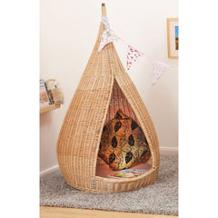 Reading Pod-Cosy Direct,Nooks dens & Reading Areas,Play Dens,Reading Den,Sensory Dens,Wellbeing Furniture,Wicker & Willow Dens-Learning SPACE