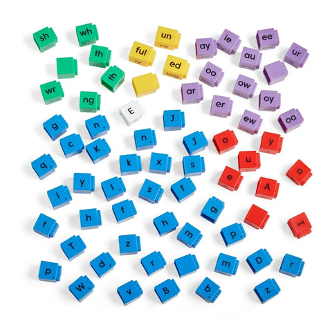 Reading Rods® Phonics Word-Building-Dyslexia,Learn Alphabet & Phonics,Learning Activity Kits,Learning Resources,Literacy,Literacy Toys,Primary Literacy-Learning SPACE