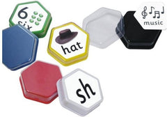 Recordable Talking Tiles - Pack of 6-AllSensory,Calmer Classrooms,communication,Communication Games & Aids,Helps With,Neuro Diversity,Physical Needs,Planning And Daily Structure,Primary Literacy,Sound,Sound Equipment,Speaking & Listening,Stock,Talking Buttons & Buzzers,Teenage & Adult Sensory Gifts-Learning SPACE