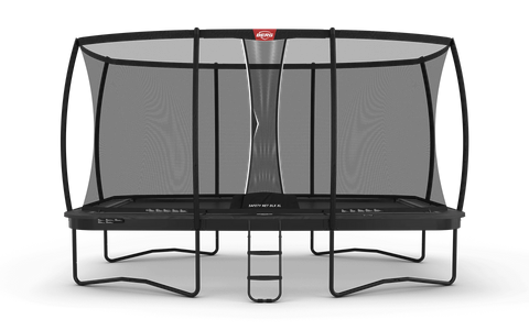 Rectangle BERG Ultim Elite Trampoline With Safety Net - Public Use Approved-Berg Toys,Commercial Trampolines,Teen & Adult Trampolines,Trampoline,Trampolines-Learning SPACE