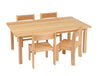 Rectangular Solid Beech Table L960 X W690 X 530Mm-Beechwood,Cosy Direct,Rectangular,Table-Learning SPACE