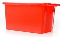 Red 30L Plastic Storage Box with Lid!-Stock,Storage,Storage Bins & Baskets,Wellbeing Furniture-Learning SPACE