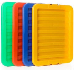 Red 30L Plastic Storage Box with Lid!-Stock,Storage,Storage Bins & Baskets,Wellbeing Furniture-Learning SPACE