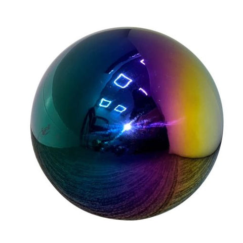 Reflective Sensory Spheres Set (10 Pc)-Calming & Anxiety,Playlearn,Sensory & Physio Balls,Sensory Balls,Sensory Seeking-Learning SPACE