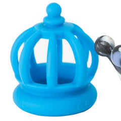 Regal Crown Sensory Chew-Stress Relief Toys-Chewigem, Chewing, Fidget, Helps With, Oral Motor & Chewing Skills, Squishing Fidget-Blue-Learning SPACE
