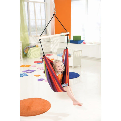 Relax Kids Hanging Chair - Rainbow-Hanging Chair-Amazonas,Cotton,Dropship,EllTex,Hammock chair,Hanging Chair,Indoor,Kids,Rainbow-Learning SPACE