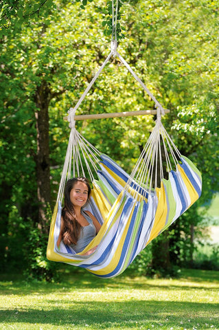 Relax Kolibri Hammock Chair-Hammock Chair-Amazonas,Blue,Cotton,Dropship,EllTex,Green,Hammock chair,Hanging Chair,Indoor,Single,Yellow-Learning SPACE