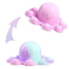 Reversible Popping Octopus-Calming and Relaxation, Cause & Effect Toys, Fidget, Helps With, Push Popper-Learning SPACE