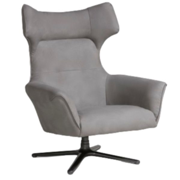 River Swivel Chair-Armchair,Full Size Seating,Movement Chairs & Accessories,Seating,Sensory Room Furniture,Sofa,Wellbeing Furniture-Dusky Grey-LS3140 - Dusky Grey-Learning SPACE