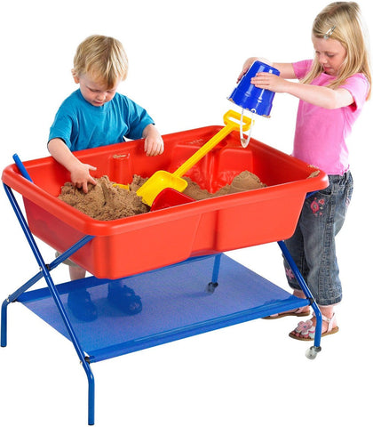 Rockface Sand and Water Tray Table with Stand-Messy Play,Outdoor Sand & Water Play,Outdoor Sand Pits,Playground Equipment,S.T.E.M,Sand,Sand & Water Trays,Science Activities,Seasons,Stock,Summer,TP Toys,Trays,Water & Sand Toys-Learning SPACE