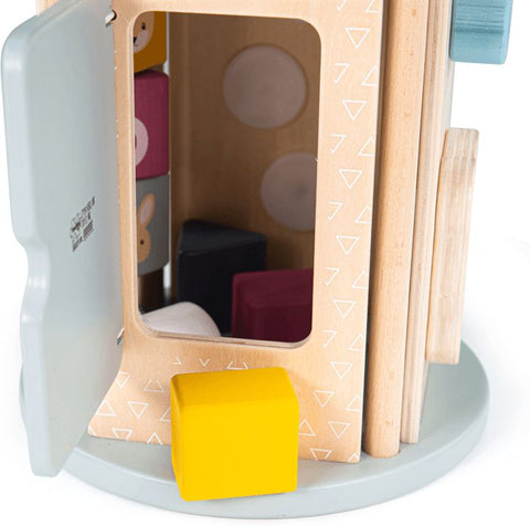 Rolling Activity Centre-Additional Need,Baby Cause & Effect Toys,Bigjigs Toys,Fine Motor Skills,Gifts For 3-6 Months,Helps With,Sound. Peg & Inset Puzzles,Stacking Toys & Sorting Toys,Strength & Co-Ordination,Wooden Toys-Learning SPACE