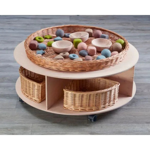 Rookie Super Low Mobile Island-Classroom Furniture,Cosy Direct,Furniture,Library Furniture,Sensory Room Furniture,Storage,Storage Bins & Baskets,Wellbeing Furniture-Learning SPACE