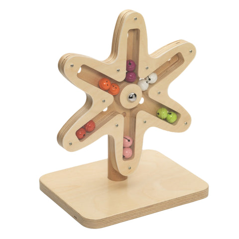 Rotating Bell Flower - Sensory Toy for Babies & Toddlers-Baby Cause & Effect Toys,Baby Wooden Toys,Dropship,excell2,Gross Motor and Balance Skills,Learn Well,Wooden Toys-Learning SPACE