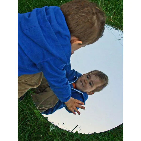 Round Mirror For Outdoors-Cosy Outdoor,Mirror,Outdoor Mirrors,Outdoor Play,Sensory Mirrors,Visual Fun-Learning SPACE