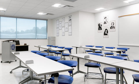 Ruckus Stack Chair With Storage Rack (Ages 8-11)-Classroom Chairs,Dropship,KI Europe,Movement Chairs & Accessories,Ruckus,Seating,Wellbeing Furniture-Learning SPACE