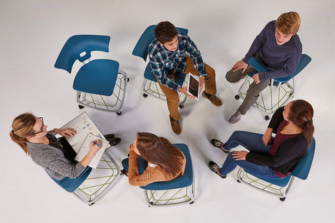 Ruckus Stack Chair With Storage Rack (Ages 8-11)-Classroom Chairs,Dropship,KI Europe,Movement Chairs & Accessories,Ruckus,Seating,Wellbeing Furniture-Learning SPACE