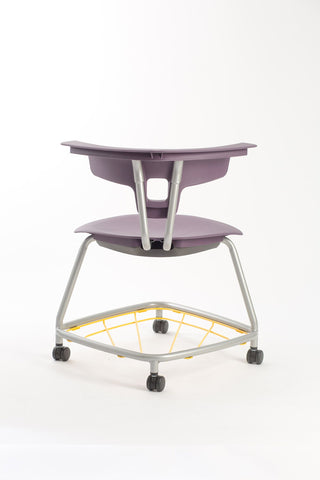 Ruckus Stack Chair With Storage Rack (Ages 8-11)-Classroom Chairs,Dropship,KI Europe,Movement Chairs & Accessories,Ruckus,Seating,Wellbeing Furniture-Learning SPACE