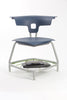 Ruckus Stack Chair With Storage Rack (Ages 8-11)-Classroom Chairs,Dropship,KI Europe,Movement Chairs & Accessories,Ruckus,Seating,Wellbeing Furniture-Nordic-Chrome-RuckusStorStack380-Nord/Chm-Learning SPACE
