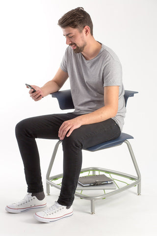 Ruckus Stack Chair With Storage Rack (Ages 8-11)-Classroom Chairs,Dropship,KI Europe,Movement Chairs & Accessories,Ruckus,Seating,Wellbeing Furniture-Learning SPACE