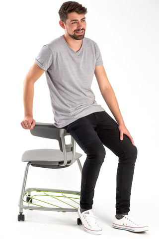 Ruckus Stack Chair With Storage Rack (Ages 8-11)-Classroom Chairs,Dropship,KI Europe,Movement Chairs & Accessories,Ruckus,Seating,Wellbeing Furniture-Learning SPACE