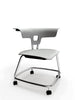 Ruckus Stack Chair Without Storage Rack (Ages 8-11)-Classroom Chairs,Dropship,KI Europe,Movement Chairs & Accessories,Ruckus,Seating,Wellbeing Furniture-Cool Grey-Chrome-RuckusStack380-CoolGry/Chm-Learning SPACE