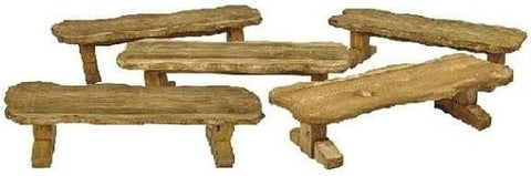 Rustic Wood Bench Seating-Children's Wooden Seating,Forest School & Outdoor Garden Equipment,Nature Learning Environment,Outdoor Seating,Seating,Stock-Learning SPACE