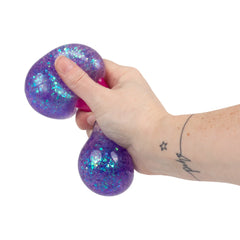 SCRUNCHEMS Dumbbell Squish and Swirl-Calming & Anxiety,Fidget,Squishing Fidget,Stocking Stuffers,Stress Relief,Toys for Anxiety-Learning SPACE