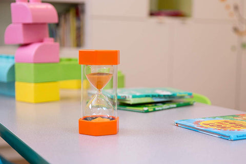 Medium Sand Timer - 10 Minutes (Orange)-AllSensory,Back To School,Classroom Resources,Discontinued,EA Tender,Educational Classroom Materials,Educational Play,Maths,Playlearn,Primary Maths,PSHE,Sand Timers & Timers,Schedules & Routines,Seasons,Sensory Seeking,Stock,Time,Visual Sensory Toys-Learning SPACE