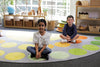 Safari Large Semi Circle Placement 4x2m Carpet-Corner & Semi-Circle,Dropship,Kit For Kids,Mats & Rugs,Placement Carpets,Rugs,Wellbeing Furniture-Learning SPACE