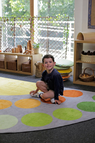 Safari Large Semi Circle Placement 4x2m Carpet-Corner & Semi-Circle,Dropship,Kit For Kids,Mats & Rugs,Placement Carpets,Rugs,Wellbeing Furniture-Learning SPACE