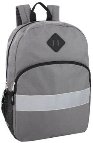 Safety Reflective Backpack - Grey-Back To School, Helps With, Seasons, Transitioning and Travel-Learning SPACE