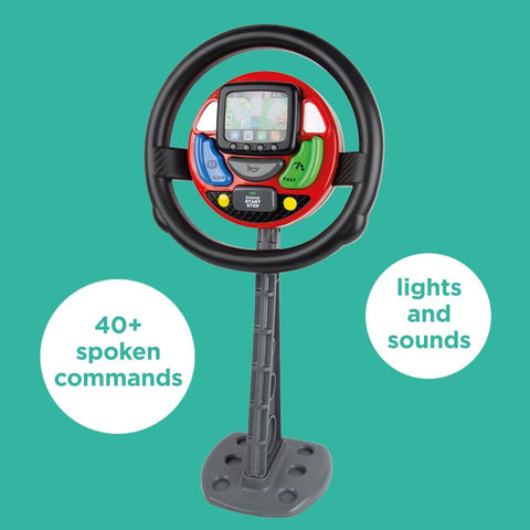 Sat Nav Steering Wheel – Interactive Pretend Play Toy-Additional Need,Calmer Classrooms,Casdon Toys,Gifts For 3-5 Years Old,Gifts for 5-7 Years Old,Imaginative Play,Pretend play,SCOTEXCEL-Learning SPACE
