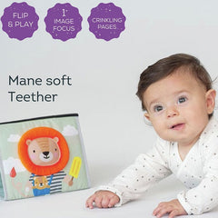 Savannah Tummy Time Book-AllSensory,Baby & Toddler Gifts,Baby Books & Posters,Baby Sensory Toys,Baby Soft Play and Mirrors,Gifts for 0-3 Months,Gifts For 3-6 Months,Halilit Toys,Tactile Toys & Books,Teether,Tummy Time-Learning SPACE