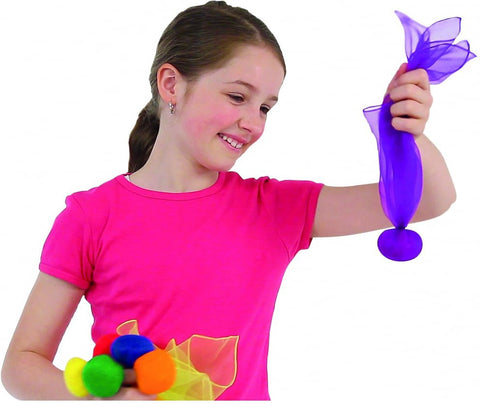 Scarfball Set of 6 for Catching and Coordination Play-Active Games,Additional Need,Games & Toys,Garden Game,Gross Motor and Balance Skills,Helps With,Primary Games & Toys,Seasons,Sensory & Physio Balls,Spordas,Stock,Strength & Co-Ordination,Summer,Tactile Toys & Books-Learning SPACE