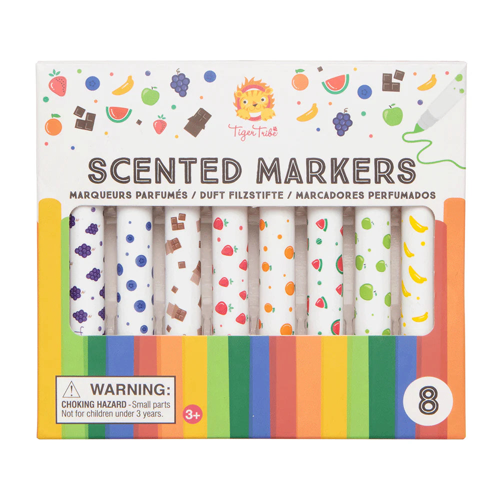 Scented Marker Pens-Bigjigs Toys,Drawing & Easels,Sensory Smells,Stationery,Tiger Tribe-Learning SPACE