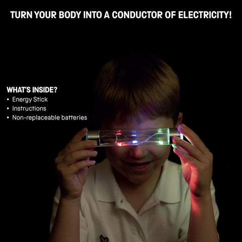 Science Museum Energy Stick-Early Science,Electricity,S.T.E.M,Science,Science Activities,Science Museum,Sensory Light Up Toys,Stocking Stuffers,Visual Sensory Toys-Learning SPACE