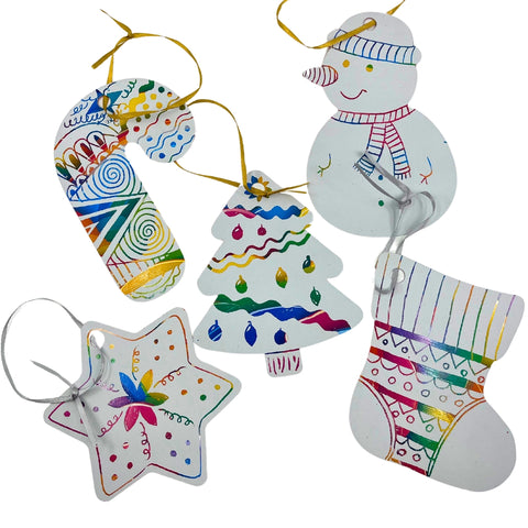 Scratch Art Set-Christmas-Arts & Crafts,Christmas,Christmas 2025,Craft Activities & Kits,Early Arts & Crafts,Stocking Stuffers-Learning SPACE