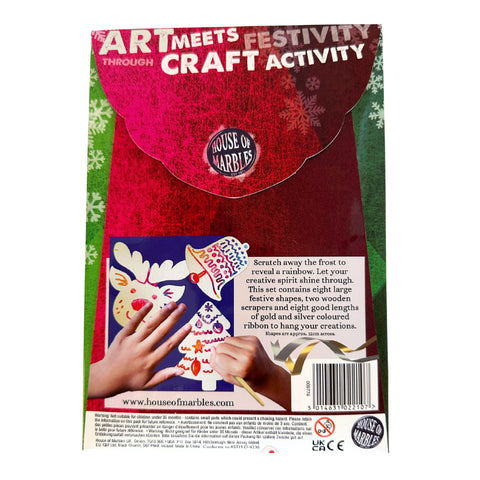 Scratch Art Set-Christmas-Arts & Crafts,Christmas,Christmas 2025,Craft Activities & Kits,Early Arts & Crafts,Stocking Stuffers-Learning SPACE