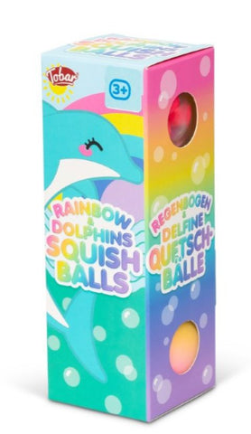 Scrunchems Dolphin Squishy Balls – 3 Pack-Calming & Anxiety,Fidget,Games & Toys,Sensory Balls,Squishing Fidget,Stocking Stuffers,Stress Relief,Tobar Toys,Toys for Anxiety-Learning SPACE