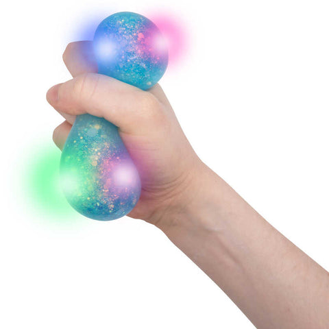 Scrunchems Galaxy Light-Up Squish Ball-Calming & Anxiety,Fidget,Games & Toys,Sensory,Sensory Balls,Sensory Light Up Toys,Squishing Fidget,Stocking Stuffers,Stress Relief,Tobar Toys,Toys for Anxiety,Visual Sensory Toys-Learning SPACE