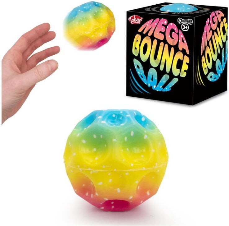 Scrunchems Mega Bounce Ball-Fidget,Sensory Balls,Squishing Fidget,Stocking Stuffers,Tobar Toys-Learning SPACE