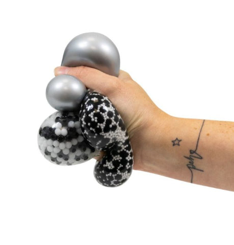 Scrunchems Panda Fidget Squish Balls - 3 Pack-Calming & Anxiety,Fidget,SCOTEXCEL,Squishing Fidget,Stocking Stuffers,Stress Relief,Toys for Anxiety-Learning SPACE